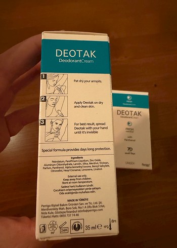 Deotak Deodorant Kremi - Görsel 2