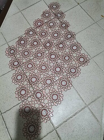 PEMBE BONCUKLU ORTA SEHBA RUNNER