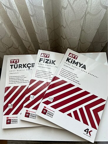4K YAYINLARI TYT AYT KONU ÖZETLİ SORU BANKALARI
