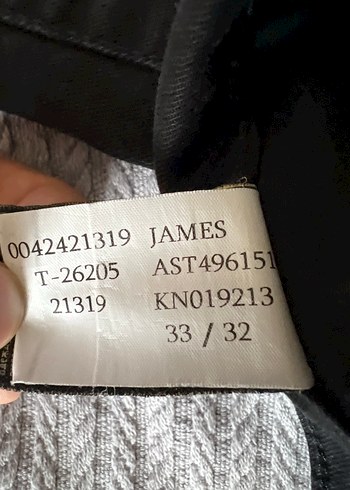 Erkek Gri Skinny Fit Denim Pantolon - Görsel 3