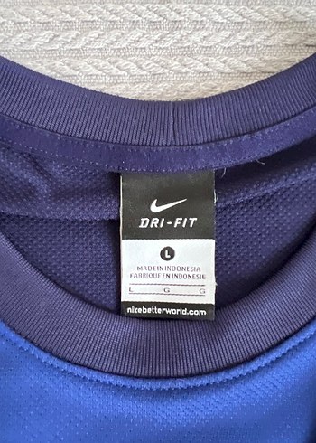 Erkek Lacivert Uzun Kollu Nike Forma Kaleci Üstü - Görsel 4