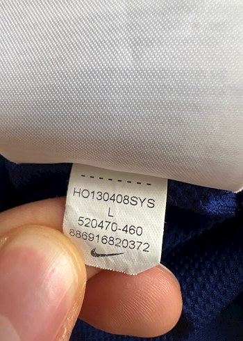 Erkek Lacivert Uzun Kollu Nike Forma Kaleci Üstü - Görsel 5