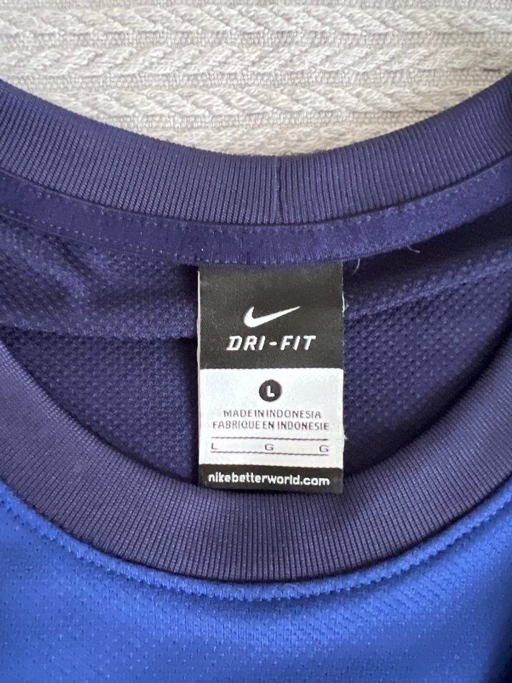 Erkek Lacivert Uzun Kollu Nike Forma Kaleci Üstü - Görsel 4