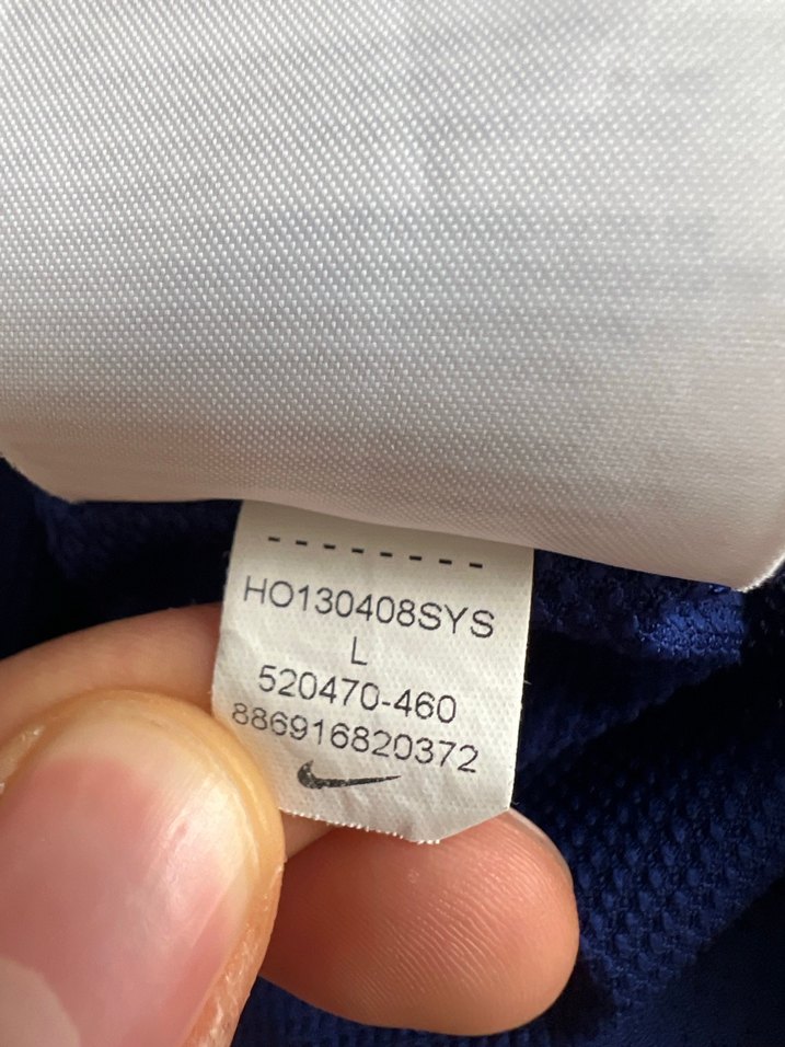 Erkek Lacivert Uzun Kollu Nike Forma Kaleci Üstü - Görsel 5