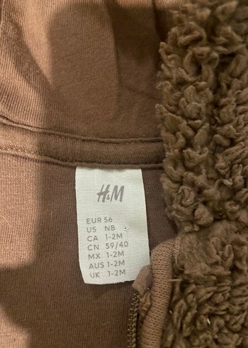 H&M Kahverengi Kürklü astronot Tulum - Görsel 4