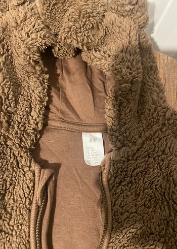 H&M Kahverengi Kürklü astronot Tulum - Görsel 3