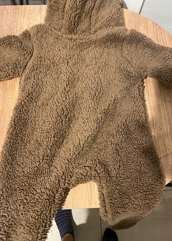 H&M Kahverengi Kürklü astronot Tulum - Görsel 2