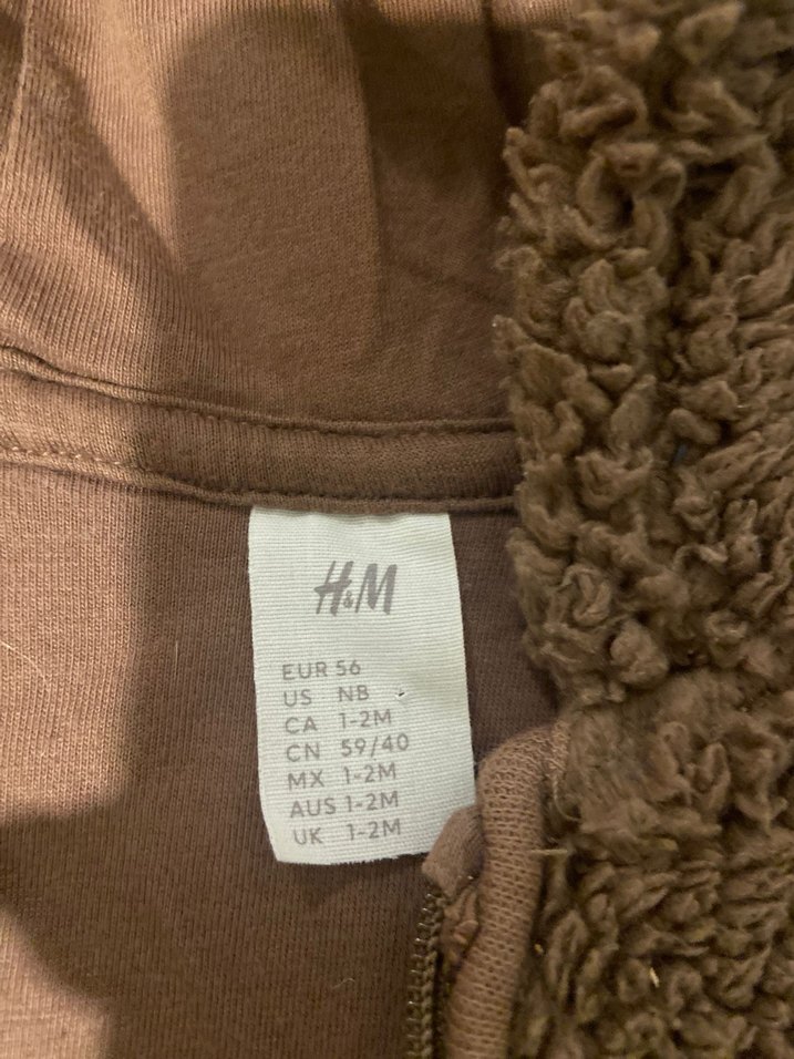 H&M Kahverengi Kürklü astronot Tulum - Görsel 4