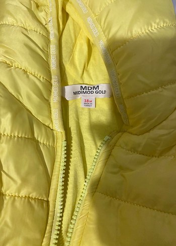 Parlak Sarı astronot Bebek  Tulumu Fermuarlı - Görsel 3