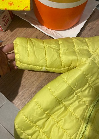 Parlak Sarı astronot Bebek  Tulumu Fermuarlı - Görsel 4