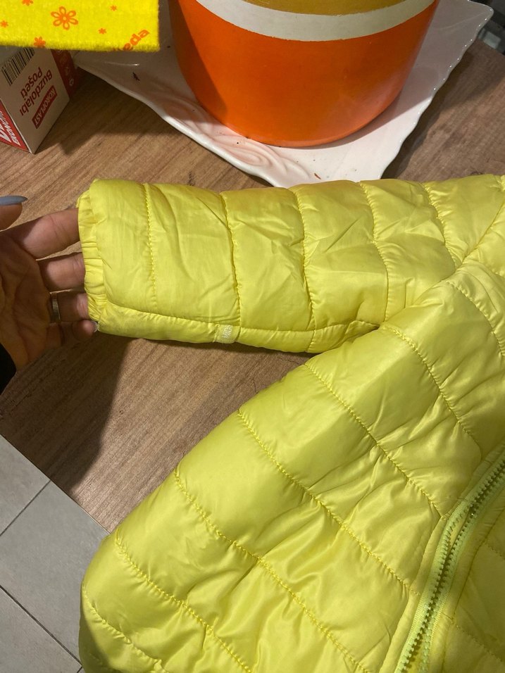 Parlak Sarı astronot Bebek  Tulumu Fermuarlı - Görsel 4