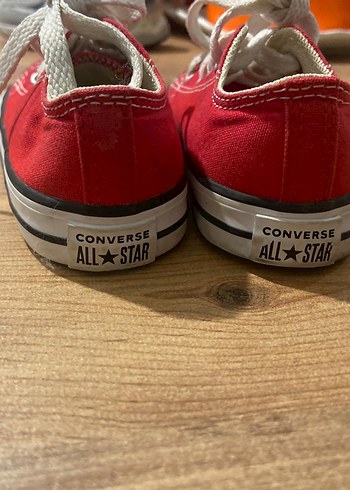 Converse Kırmızı Erkek Ayakkabı Bağcıkları - Görsel 3