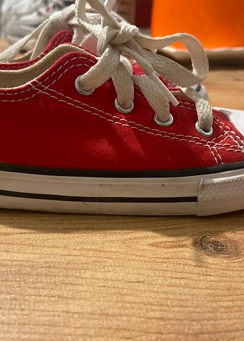 Converse Kırmızı Erkek Ayakkabı Bağcıkları - Görsel 2