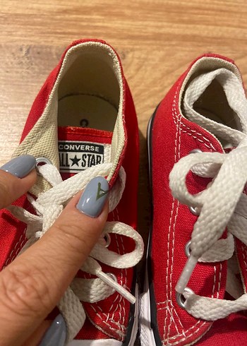 Converse Kırmızı Erkek Ayakkabı Bağcıkları - Görsel 4