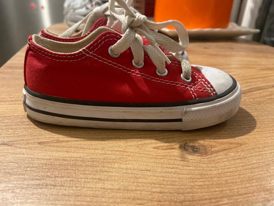 Converse Kırmızı Erkek Ayakkabı Bağcıkları - Görsel 2