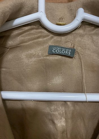 Kürklü Kol Detaylı Bej Kaban - Görsel 3