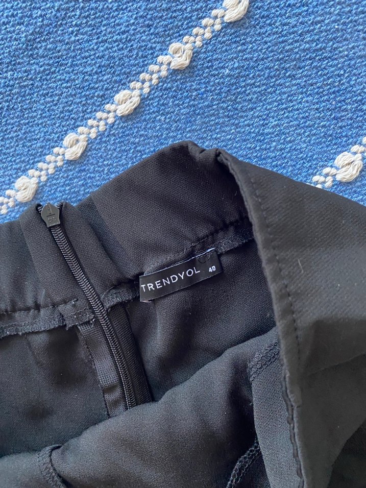 Siyah Mini Şort Etek - Görsel 2