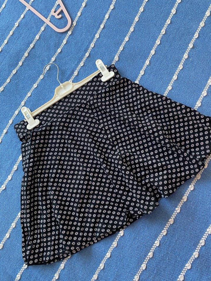 Kadın Koton Çiçek Desenli Etek - Görsel 2