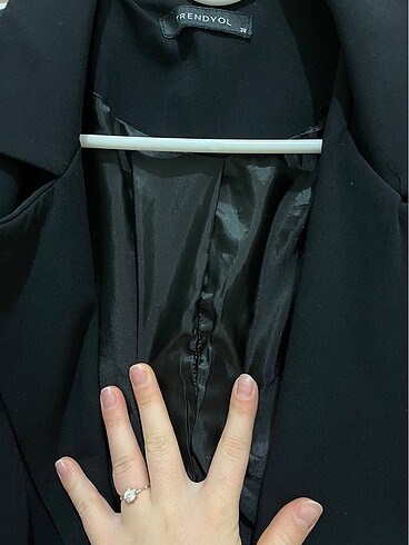 38 Beden siyah Renk Trendyolmilla blazer ceket
