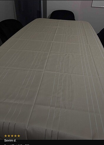 Beden ten rengi Renk Koyu krem keten masa örtüsü 160*220cm