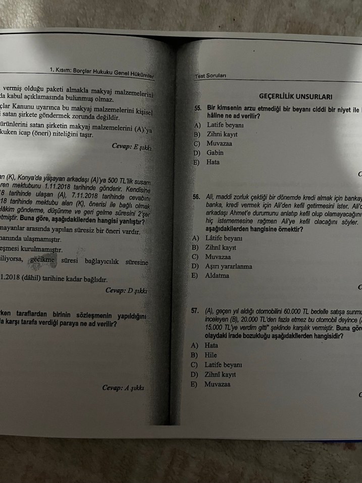 Borçlar Hukuku Kitabı - Görsel 2