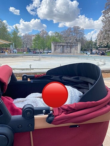 15-36 kg Beden Pusetli çift yönlü bebek arabası