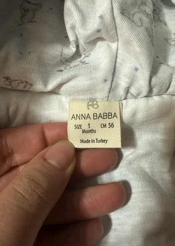 Mavi Peluş Bebek Tulumu Kulaklı - Görsel 4