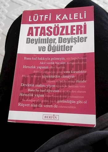 Lütfi Kaleli Atasözleri, Deyimler, Deyişler ve Öğütler
