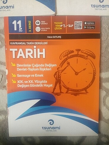 Beden Renk Tsunami Yayınları 11. sınıf Tarih Kavramsal Tarih Dergisi