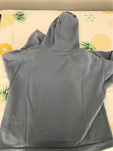 Defacto mavi kapusonlu sweetshirt
