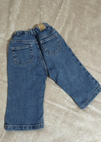 Düğmeli kizÇocuk Kot Pantolon - Görsel 2