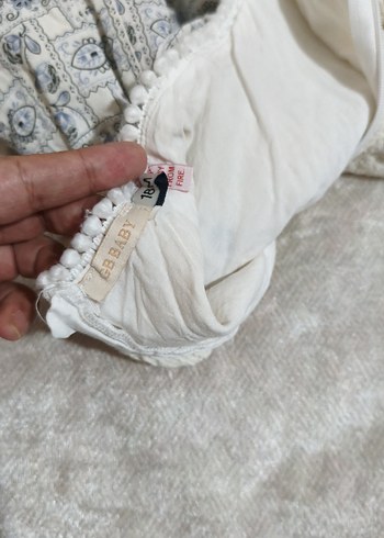 Nakışlı Bohem Kız Çocuk Örgü Elbise - Görsel 3