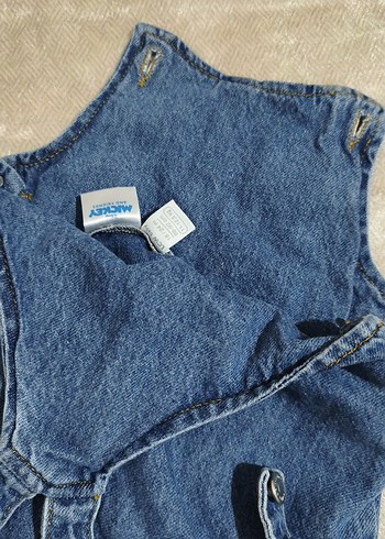 kot elbise kız bebek Minnie mouse nakisli - Görsel 3