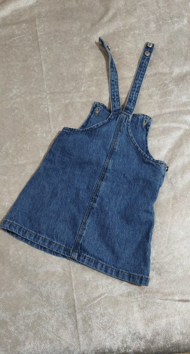 kot elbise kız bebek Minnie mouse nakisli - Görsel 2