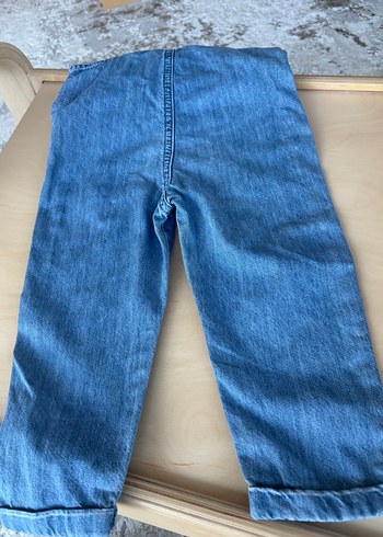 KıÇocuk Mavi Denim Askılı Tulum - Görsel 3