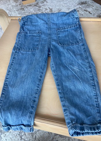 KıÇocuk Mavi Denim Askılı Tulum - Görsel 2