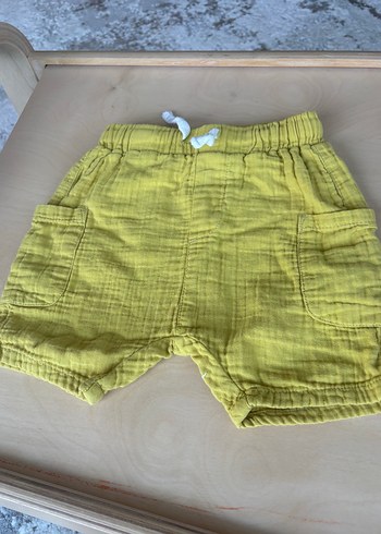 Erkek Çocuk Koyu Mavi Keten Şort - Görsel 2