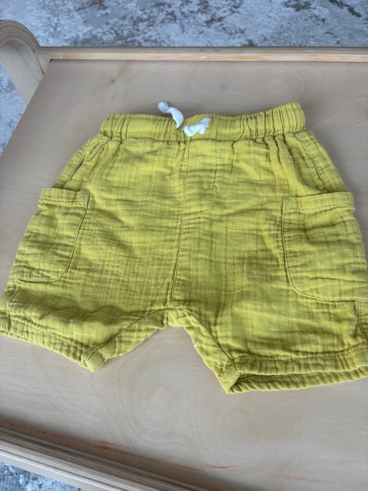 Erkek Çocuk Koyu Mavi Keten Şort - Görsel 2