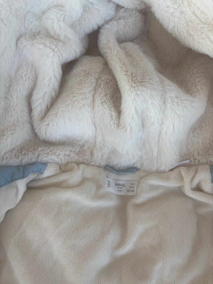 Mango Peluş Detaylı Bebek Kışlık Mont - Görsel 2