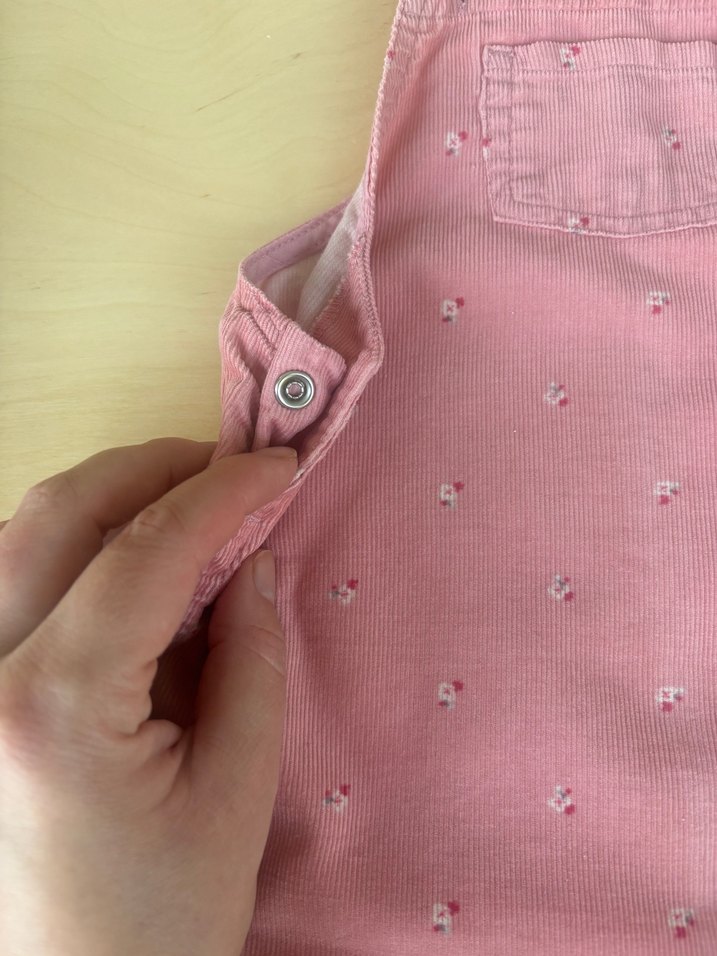 Pembe kadife kız ekbise - Görsel 2