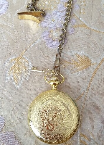 Antika köstekli cep saati - Görsel 5
