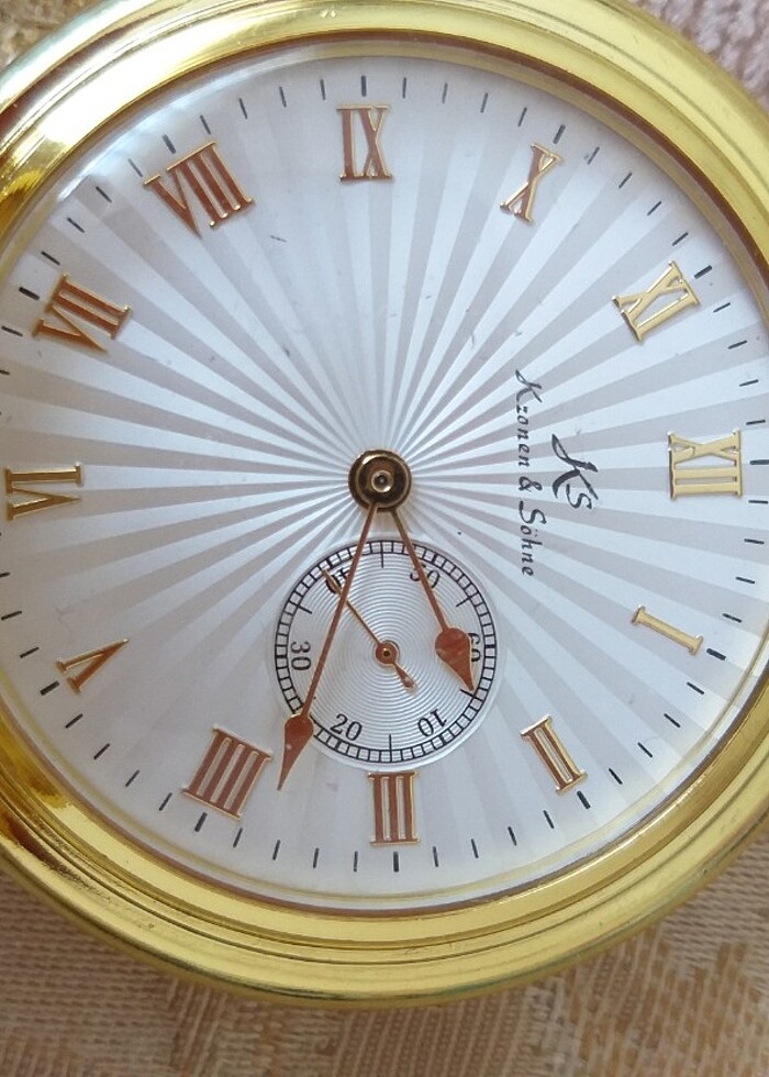 Antika köstekli cep saati - Görsel 4