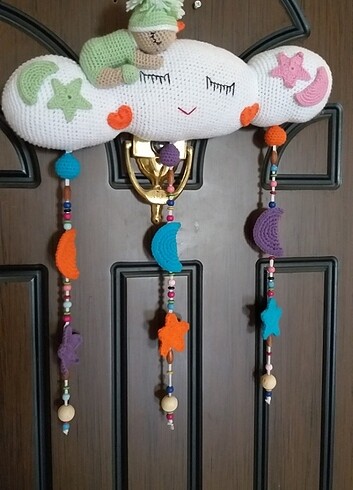 BULUT MODELİ BEBEK ODASI KAPI VE DUVAR SÜSÜ