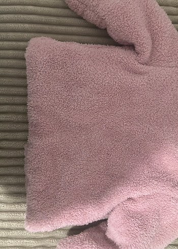 Kız Çocuk Pembe Kürklü Ceket - Görsel 5