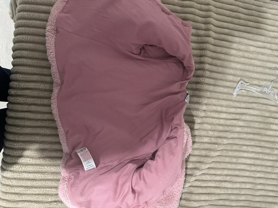 Kız Çocuk Pembe Kürklü Ceket - Görsel 4