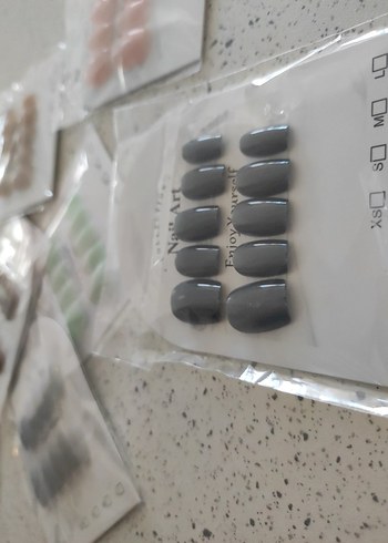 Pastel Renkli Çıkartma Tırnak Seti - Görsel 6