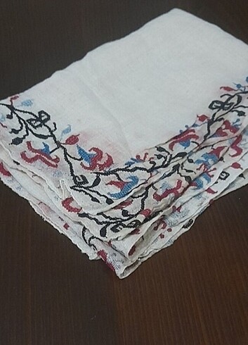 Osmanlı Kanaviçe İşlemeli, Eski Ahşap Kasa Radyo Örtüsü-Vintage