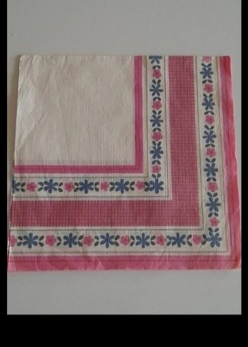 ACİL SATILIK...80 li yıllar peçete-Vintage - Görsel 10