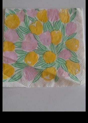 ACİL SATILIK...80 li yıllar peçete-Vintage - Görsel 9