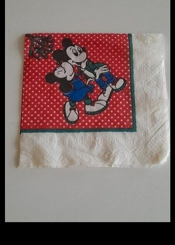 ACİL SATILIK...80 li yıllar peçete-Vintage - Görsel 12